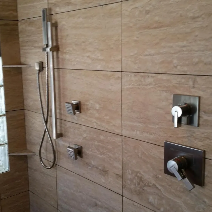 Shower fixture installation for Water Heater Replacement in North East
